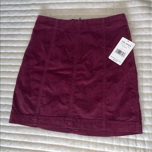 Free people corduroy skirt